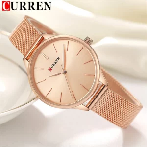 Reloj de lujo para dama de acero inoxidable